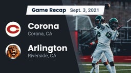Recap: Corona  vs. Arlington  2021