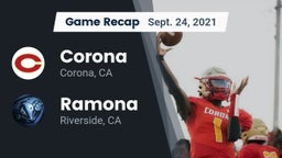 Recap: Corona  vs. Ramona  2021