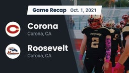 Recap: Corona  vs. Roosevelt  2021