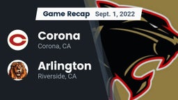 Recap: Corona  vs. Arlington  2022