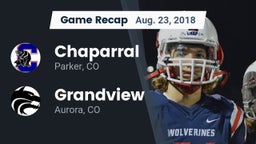 Recap: Chaparral  vs. Grandview  2018
