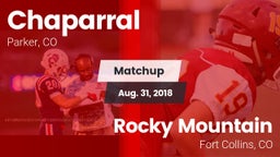 Matchup: Chaparral High vs. Rocky Mountain  2018