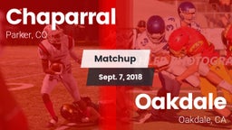 Matchup: Chaparral High vs. Oakdale  2018