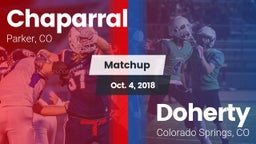 Matchup: Chaparral High vs. Doherty  2018