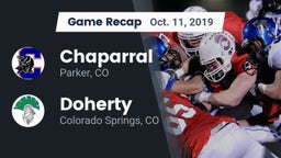 Recap: Chaparral  vs. Doherty  2019