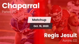 Matchup: Chaparral High vs. Regis Jesuit  2020
