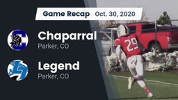Recap: Chaparral  vs. Legend  2020