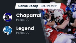Recap: Chaparral  vs. Legend  2021