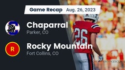 Recap: Chaparral  vs. Rocky Mountain  2023
