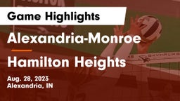 Alexandria-Monroe  vs Hamilton Heights  Game Highlights - Aug. 28, 2023
