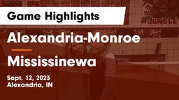 Alexandria-Monroe  vs Mississinewa  Game Highlights - Sept. 12, 2023