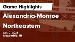 Alexandria-Monroe  vs Northeastern  Game Highlights - Oct. 7, 2023