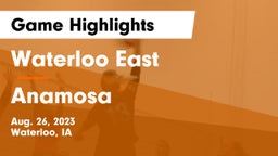 Waterloo East  vs Anamosa  Game Highlights - Aug. 26, 2023