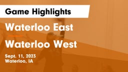 Waterloo East  vs Waterloo West  Game Highlights - Sept. 11, 2023