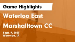 Waterloo East  vs Marshalltown CC Game Highlights - Sept. 9, 2023