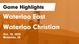 Waterloo East  vs Waterloo Christian  Game Highlights - Oct. 10, 2023