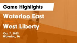 Waterloo East  vs West Liberty  Game Highlights - Oct. 7, 2023