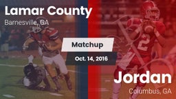 Matchup: Lamar County High vs. Jordan  2016