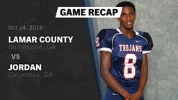 Recap: Lamar County  vs. Jordan  2016