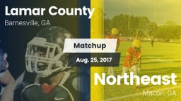 Matchup: Lamar County High vs. Northeast  2017