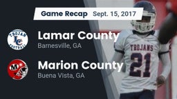 Recap: Lamar County  vs. Marion County  2017