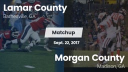 Matchup: Lamar County High vs. Morgan County  2017