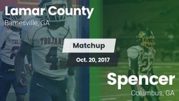Matchup: Lamar County High vs. Spencer  2017