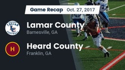 Recap: Lamar County  vs. Heard County  2017