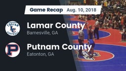 Recap: Lamar County  vs. Putnam County  2018