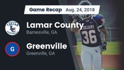 Recap: Lamar County  vs. Greenville  2018