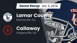 Recap: Lamar County  vs. Callaway  2018