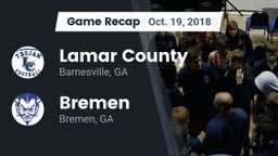 Recap: Lamar County  vs. Bremen  2018