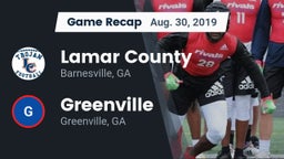 Recap: Lamar County  vs. Greenville  2019