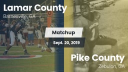 Matchup: Lamar County High vs. Pike County  2019