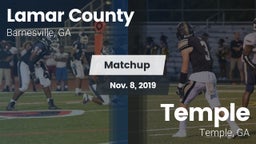 Matchup: Lamar County High vs. Temple  2019