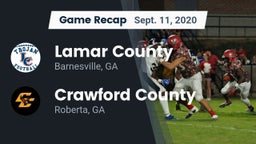 Recap: Lamar County  vs. Crawford County  2020