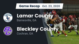 Recap: Lamar County  vs. Bleckley County  2020