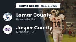 Recap: Lamar County  vs. Jasper County  2020
