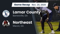 Recap: Lamar County  vs. Northeast  2020