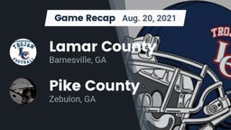 Recap: Lamar County  vs. Pike County  2021