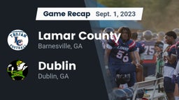 Recap: Lamar County  vs. Dublin  2023