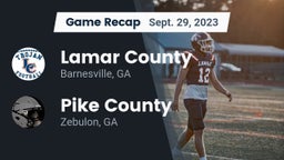 Recap: Lamar County  vs. Pike County  2023