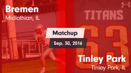 Matchup: Bremen vs. Tinley Park  2016