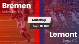 Matchup: Bremen vs. Lemont  2018
