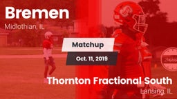 Matchup: Bremen vs. Thornton Fractional South  2019