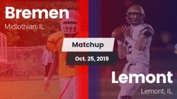 Matchup: Bremen vs. Lemont  2019