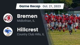 Recap: Bremen  vs. Hillcrest  2023