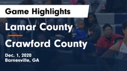 Lamar County  vs Crawford County  Game Highlights - Dec. 1, 2020