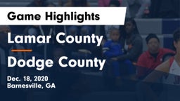 Lamar County  vs Dodge County  Game Highlights - Dec. 18, 2020