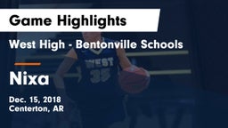 West High - Bentonville Schools vs Nixa  Game Highlights - Dec. 15, 2018